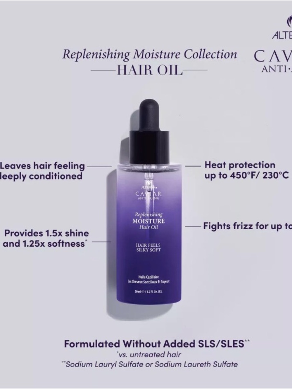 Alterna Caviar Anti-Aging Replenishing Moisture Hair Oil - Picture 3 of 5